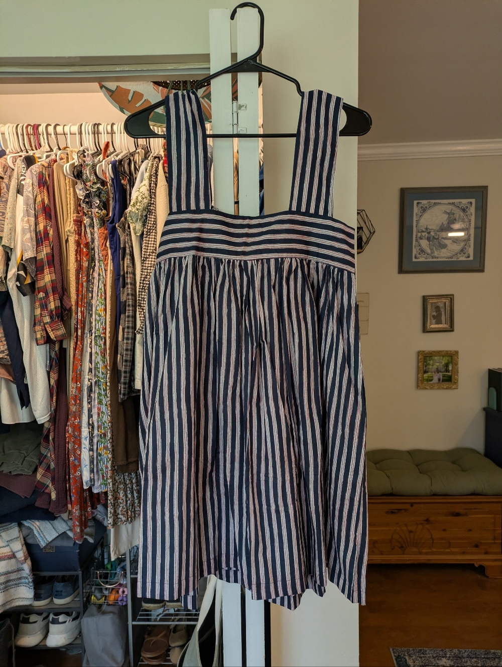 NWOT Darling Loungewear Americana Tie Dress